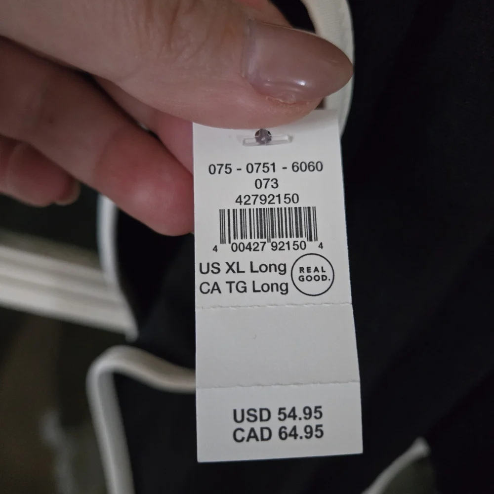 Aerie Black One Piece Swimsuit with White Trim - Picture 3 of 3